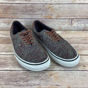 VANS Era 59 Paisley Camo Brown Size Mens 9.5